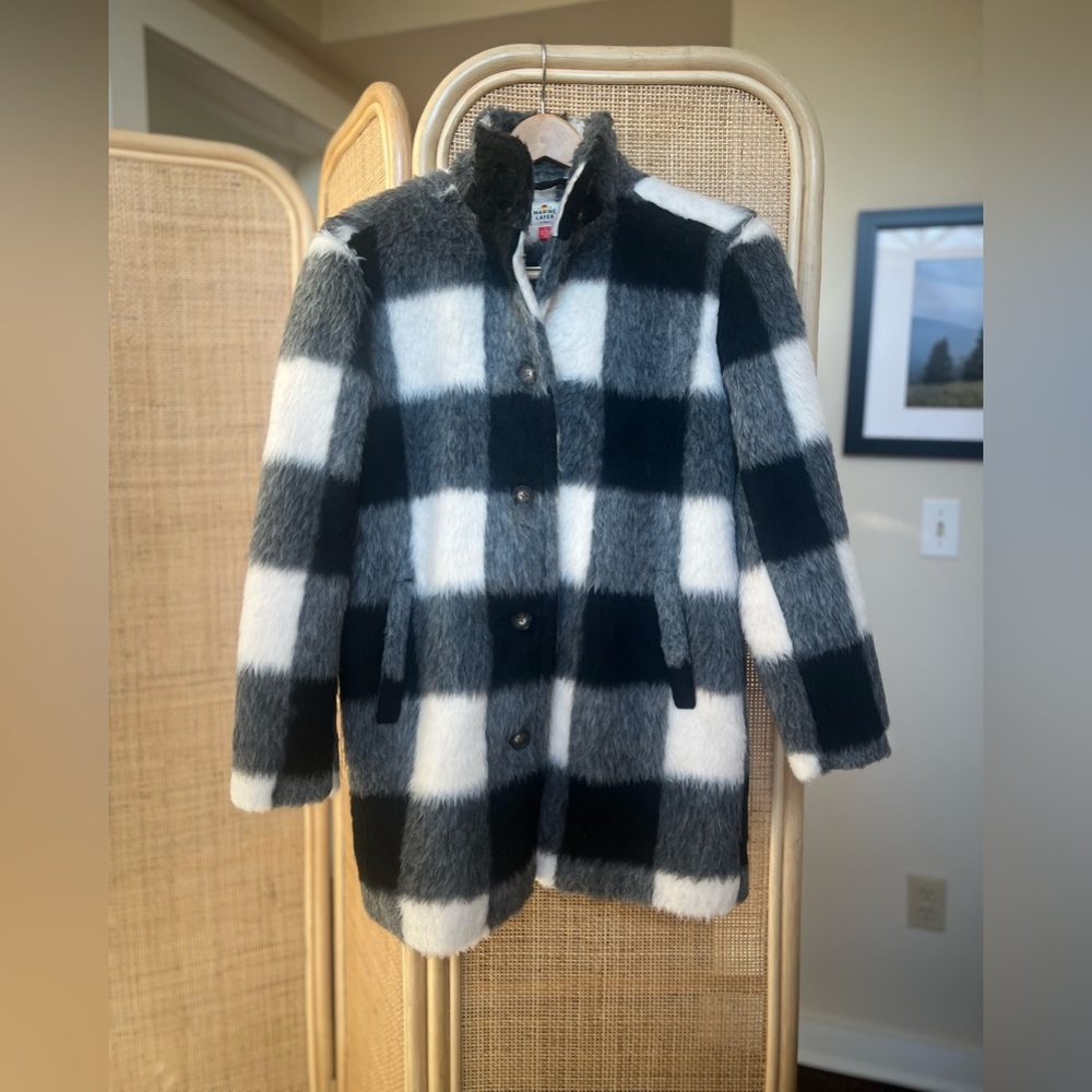 MARINE LAYER Stephanie Gingham Coat